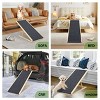 SEVOBAL Pet Steps and Ramps Foldable Dog Ramp with Non-Slip Rubber Surface Adjustable for Small Dogs, Black, 40.98"*16.94"*3.35" - 2 of 4