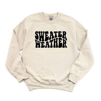 Simply Sage Market Women's Graphic Sweatshirt Sweater Weather Wavy