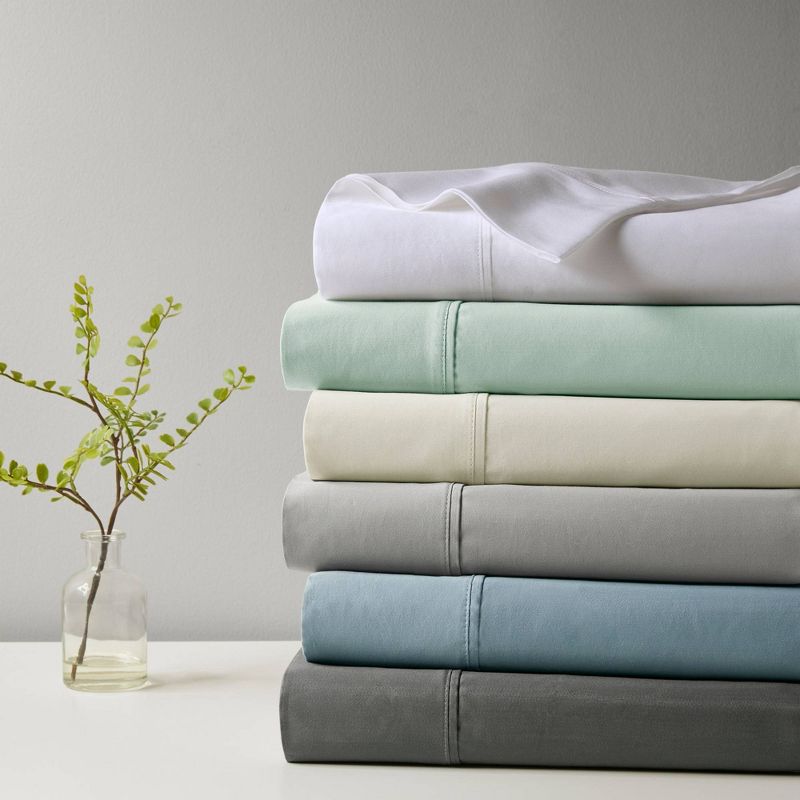 1000 Thread Count Cotton Blend Cooling 4pc Sheet Set, 4 of 5