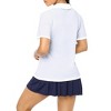 Clearlove Women's Zipper Golf Polo Shirts Short Sleeve Athletic Shirt with Collar Moisture Wicking - 3 of 4