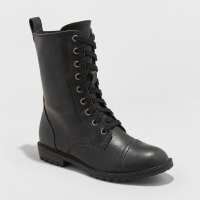 Women's combat clearance boots target