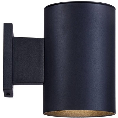 Sleek Black Aluminum LED Downlight for Outdoor & Indoor Spaces