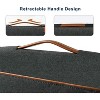 Acoinel 14 Inch Laptop Sleeve Case with Handle for Men Women, Gray - 4 of 4