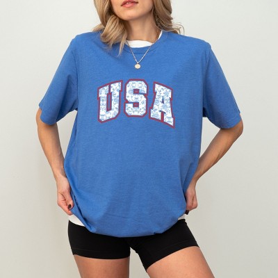 Simply Sage Market USA Blue Willow Short Sleeve Tee