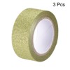 Unique Bargains Adhesive Decorative DIY Gift Wrapping Craft Glitter Tape 3 Pcs - 3 of 4