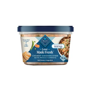 Blue Buffalo Love Made Fresh Chunky Chicken Stew Wet Dog Food - 1lb - 1 of 4