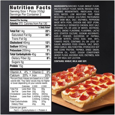 Red Baron French Bread Pepperoni Frozen Pizza - 10.8oz/2pk