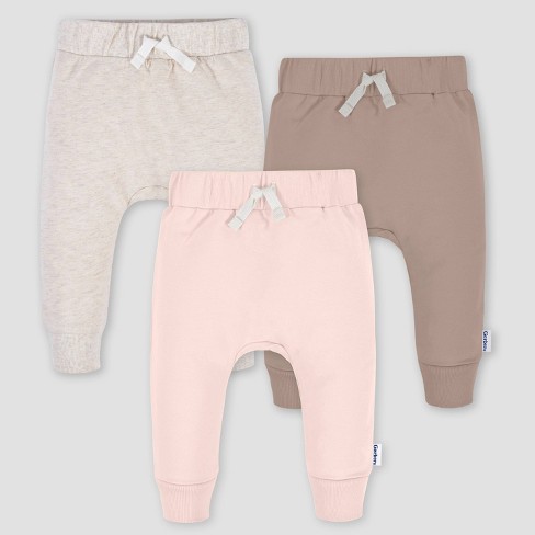 Gerber Baby 3pk Jogger Pants - image 1 of 4