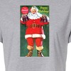 Women's - Coca-Cola - Vintage Santa With Coca Cola Bottles Cropped Graphic T-Shirt - 2 of 4