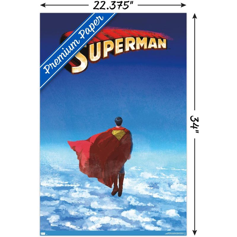 Trends International DC Comics - Superman - Skyline Clouds Unframed Wall Poster Prints, 3 of 7