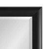 Kate and Laurel Scoop Framed Wall Mirror, 28x40, Black - 3 of 4
