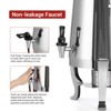 3.5 Gal Coffee Urn Chafer, Stainless Steel Beverage Dispenser with Fuel Tray, Large 13 Liters Hot Cocoa Chocolate Dispenser Warmer with Faucet - 3 of 4