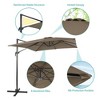 10X8FT Alunimun Patio Cantilever With Canopy - 4 of 4