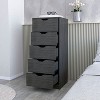 NicBex Dresser 5 Narrow Drawer Dresser Chest of Drawers Tall Dresser with Storage Drawers for Bederoom, Living Room - 2 of 4