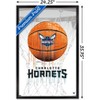 Trends International NBA Charlotte Hornets - Drip Basketball 21 Framed Wall Poster Prints - 3 of 4