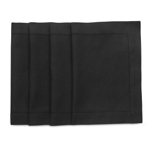 Solino Home Cotton and Linen Hemstitch Placemats - 1 of 4
