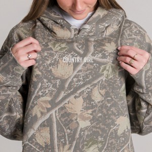 Embroidered Country Girl - Camo Hoodie - 1 of 4
