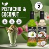 Syruvia Coffee Flavors Variety Pack: Pistachio Latte & Coconut 25.4 fl oz Syrup - 2 of 4
