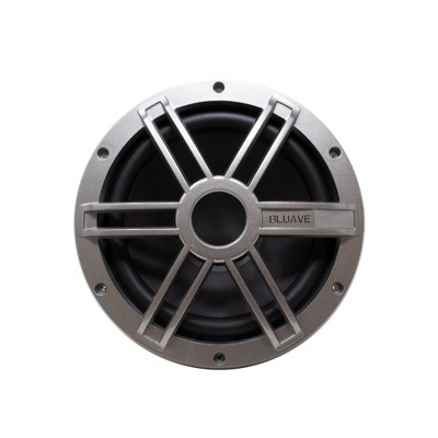 BLUAVE X10S2S 10" Marine Subwoofer Single 2-Ohm, Silver Grill