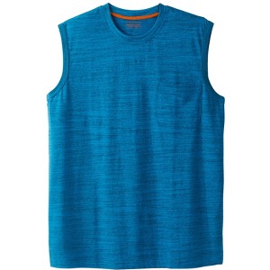 Boulder Creek by KingSize Men's Big & Tall Heavyweight Pocket Muscle Tee - 1 of 4
