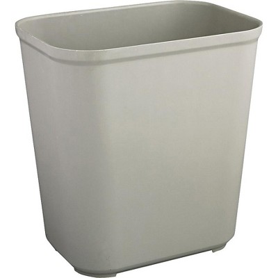 Rubbermaid Fire-Resistant Wastebaskets Gray 28 FG254300GRAY