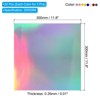 Unique Bargains Scrapbook Poster Craft Reflective Metallic Mirror Holographic Cardstock 24 Pcs - 2 of 4
