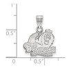 Black Bow Jewelry 14k White Gold Old Dominion Monarchs NCAA Small Pendant - 2 of 3