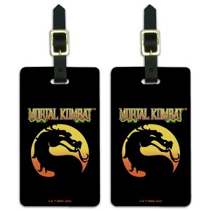 Mortal Kombat Klassic Logo Luggage ID Tags Set of 2 - 1 of 4