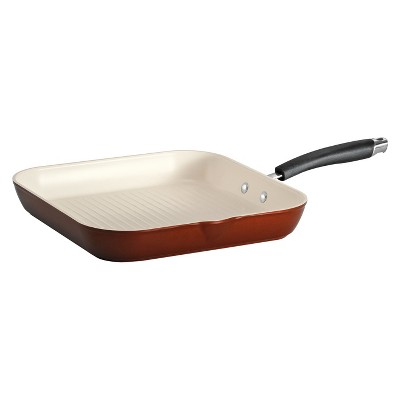 Tramontina Sicilia 11 in. Aluminum Nonstick Frying Pan in Raspberry