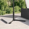 vidaXL Umbrella Weight Plate Grey Granite Compact Umbrella Weight Plate - 3 of 4