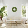Boxwood Wreath 20inch Outdoor Indoor All Seasons Decor Green Durable Long Lasting Easy to Hang - 3 of 4