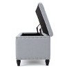 NicBex Modern 42" Storage Bench Wood Accent Stools with Cushioned Top and Nailhead Trims for Bedroom and Entryway - 4 of 4