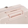 KTMBDW Carry On Luggage, 18¡± Suitcase with Front Laptop Pocket, Travel Luggage PC Hardside with Spinner Wheels & TSA Lock and Cover, Pink - 4 of 4