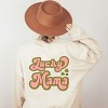 Simply Sage Market Women's Graphic Sweatshirt Lucky Mama Retro Clovers - 2 of 4