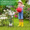 iMountek"2-Tier Tall Plant Stand 26.57in Rustproof Iron Rack for Indoor/Outdoor Flower Pot Display Shelf"Black - 3 of 4