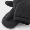 Fleece Flip Mittens - All In Motion™ Black - 2 of 3
