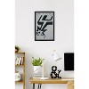 Trends International NBA San Antonio Spurs - Logo 25 Framed Wall Poster Prints - 2 of 4