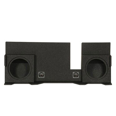 QPower QBomb Dual 10 Inch Ported 2004 To 2008 Ford F150 Supercrew Bed Liner Constructed Subwoofer Enclosure with Underseat Down fire Function
