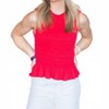 Women's All American Flare Sleeveless Peplum Top - AnnieWear - 4 of 4