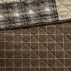 Sapphtopaz Bedding Comforter Set Cabin Plaid Patchwork Print Reversible Quilt Set 3 Piece 1 Quilt, 2 Pillow Shams - 4 of 4