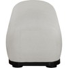 Meridian Furniture,Calum Chenille Fabric Bench - 4 of 4