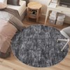 Washable Modern Solid Living Room Rugs, Abstract Indoor Contemporary Floor Carpet for Bedroom Dining Room - 3 of 4
