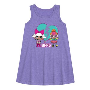 - LOL Surprise! - Heart Mended BFFS Graphic Sleeveless Aline Dress - 1 of 2