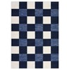 Modern Washable Area Rugs Living Room Bedroom Soft Low Pile Non-Slip Geometric Rug - 3 of 4