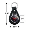 Justice League Movie Superman Logo Black Leather Keychain - 4 of 4