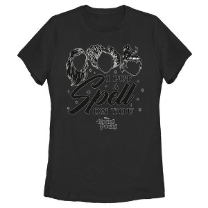 Women's Disney Hocus Pocus Spell on You Silhouette T-Shirt - 1 of 3