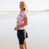 Calypsa Women's UPF 50+ Short Sleeve Adele Swim Top - 2 of 4