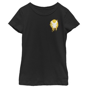 Girl's Marvel Iron Man Venom Badge T-Shirt - 1 of 3