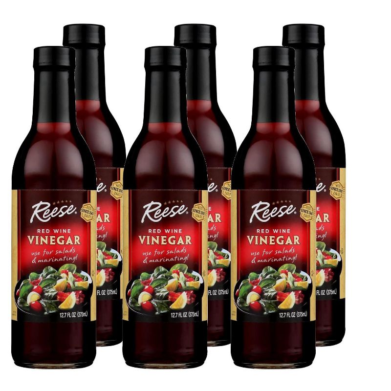 Reese Red Wine Vinegar - Case of 6/12.7 oz, 1 of 8