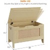 Acekool Decorative Storage Bench, Dual-Use Entryway Chest with Safety Hinge - 3 of 4